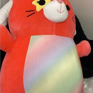 Plush Rainbow Cat Toy